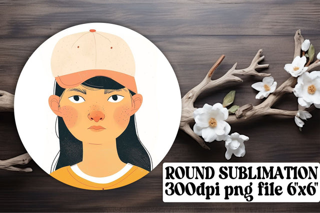 Glamorous Lady Ornament - Sublimation Keychain Sublimation afrosvg 