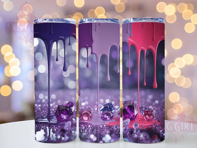 Glamorous Pink Glitter Tumbler, Pink Glitter Tumbler, Glitter Drip 20oz Wrap, Sublimation Design, Sparkly Gift Idea, Glamorous Pink Wrap, Stylish Glitter Tumbler Sublimation SvggirlplusArt 