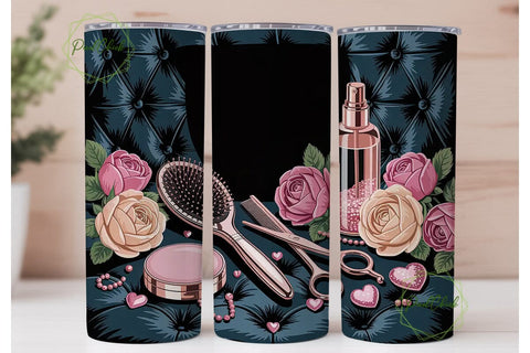 Glamorous Salon Tools 20oz Tumbler Wrap Sublimation PixelChick 