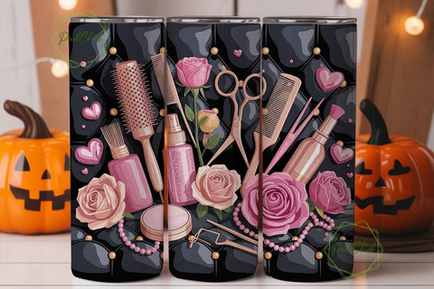 Glamorous Salon Tools 20oz Tumbler Wrap Sublimation PixelChick 