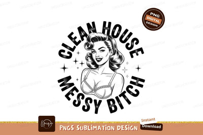 Glamorous woman with vintage hairstyle and lingerie Sublimation Designangry 