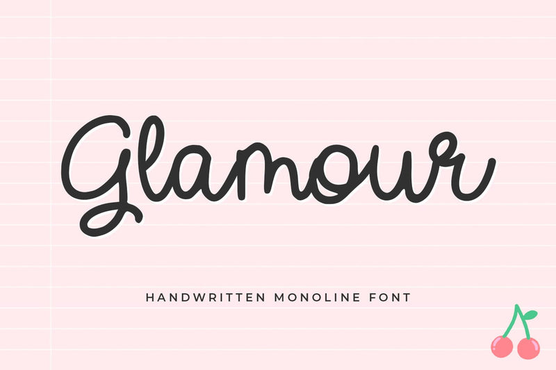 Glamour Font Abo Daniel Studio 