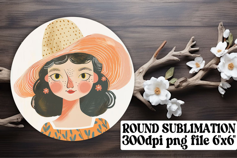 Glamourous Lady Ornament - Sublimation Keychain Sublimation afrosvg 