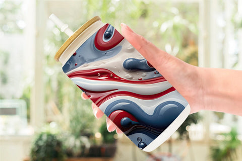 Glass Can 3D Liquid Sublimation artnoy 