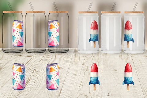 Glass Can 90s Snack Nostalgia Sublimation artnoy 