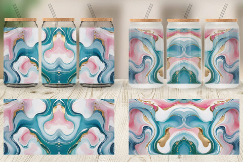 Glass Can Abstract Fluid Sublimation artnoy 