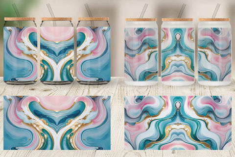 Glass Can Abstract Fluid Sublimation artnoy 