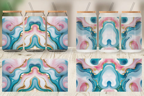 Glass Can Abstract Fluid Sublimation artnoy 