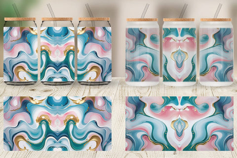 Glass Can Abstract Fluid Sublimation artnoy 