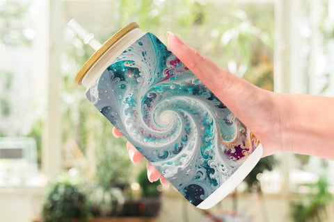 Glass Can Abstract Vortex Sublimation artnoy 