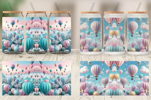 Glass Can Air Balloons Sublimation artnoy 