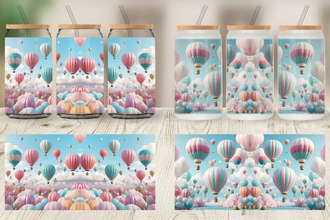 Glass Can Air Balloons Sublimation artnoy 