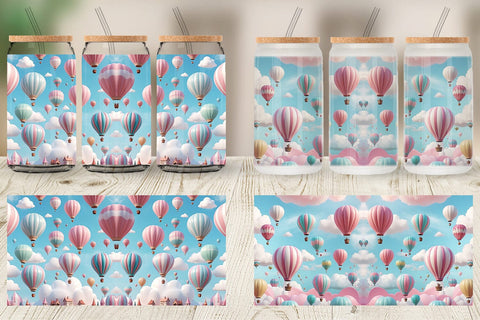 Glass Can Air Balloons Sublimation artnoy 