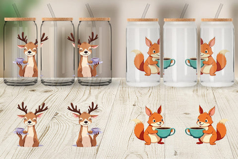 Glass Can Animal Finest Brew Sublimation artnoy 