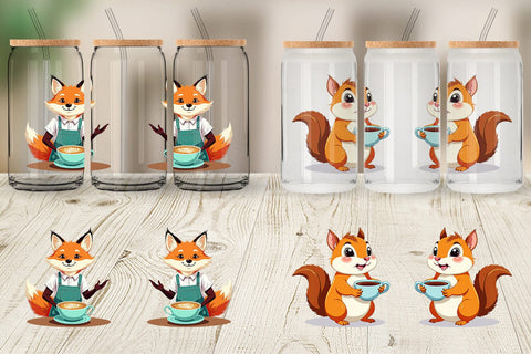 Glass Can Animal Finest Brew Sublimation artnoy 