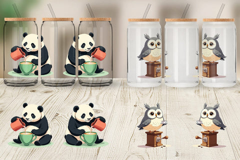 Glass Can Animal Finest Brew Sublimation artnoy 
