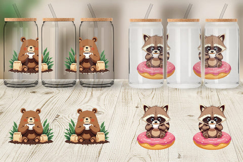 Glass Can Animal Finest Brew Sublimation artnoy 
