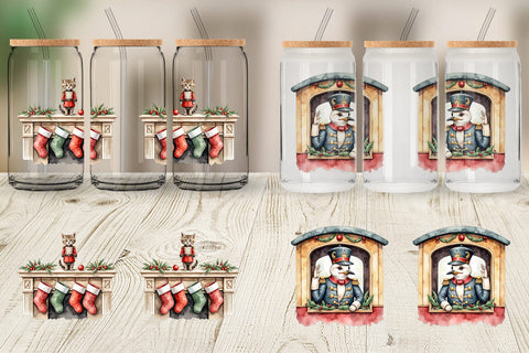 Glass Can Animal Toy Soldiers Sublimation artnoy 