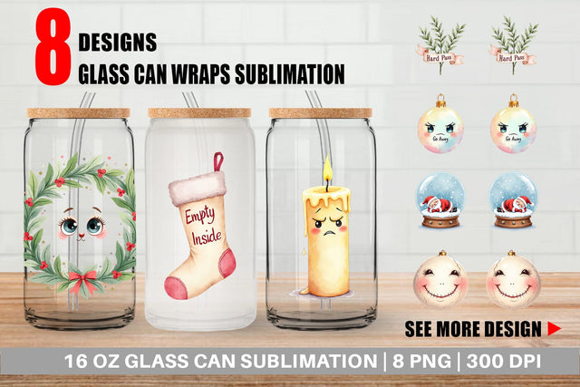 Glass Can Anti Social Sublimation artnoy 