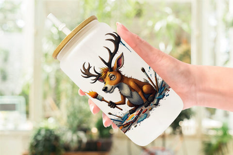 Glass Can Art Grumps Sublimation artnoy 