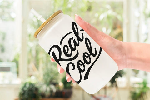 Glass Can Atomic Love 50s Valentine Quotes Sublimation artnoy 