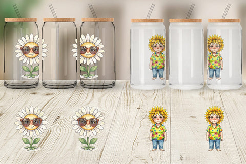 Glass Can Awkward Introvert Mom Flora Sublimation artnoy 