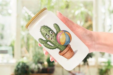 Glass Can Awkward Introvert Mom Flora Sublimation artnoy 