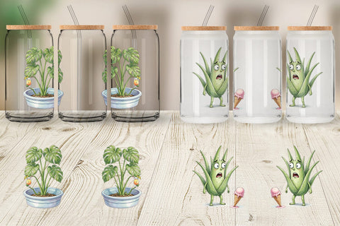 Glass Can Awkward Introvert Mom Flora Sublimation artnoy 