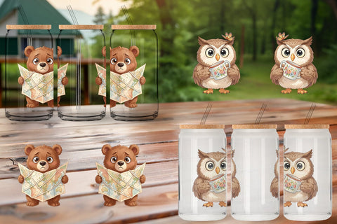 Glass Can Awkward Wilderness Watercolor SVG artnoy 