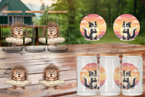 Glass Can Awkward Wilderness Watercolor SVG artnoy 