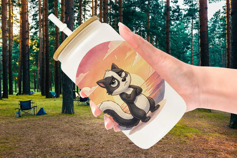 Glass Can Awkward Wilderness Watercolor SVG artnoy 