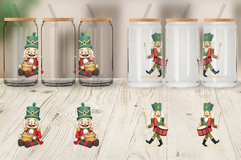 Glass Can Baby Nutcracker Fun Sublimation artnoy 