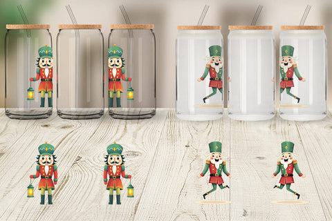 Glass Can Baby Nutcracker Fun Sublimation artnoy 