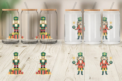 Glass Can Baby Nutcracker Fun Sublimation artnoy 