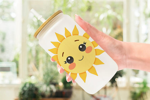Glass Can Baby Sun Sublimation artnoy 