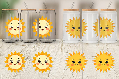 Glass Can Baby Sun Sublimation artnoy 