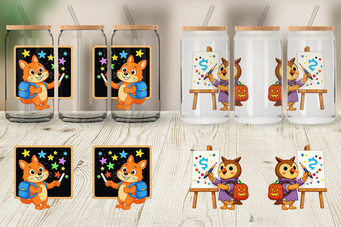 Glass Can Backpack Buddies Sublimation artnoy 