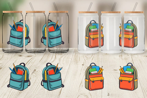 Glass Can Backpack Sublimation artnoy 