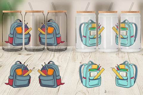 Glass Can Backpack Sublimation artnoy 