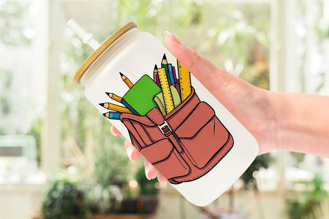 Glass Can Backpack Sublimation artnoy 