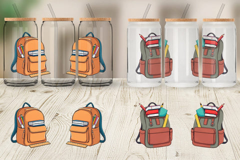 Glass Can Backpack Sublimation artnoy 