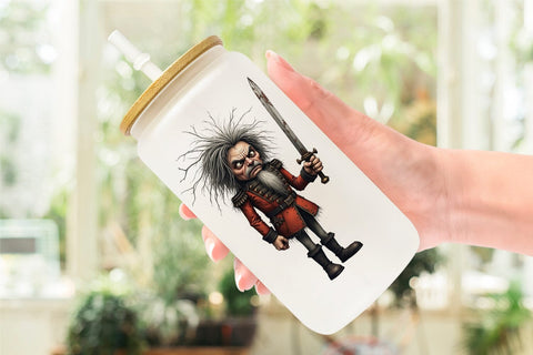 Glass Can Battle Worn Nutcracker Sublimation artnoy 