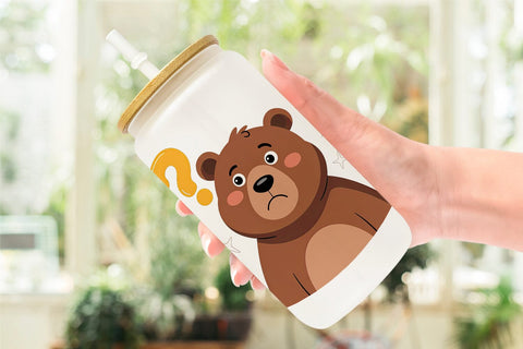 Glass Can Bear Mood Sublimation artnoy 