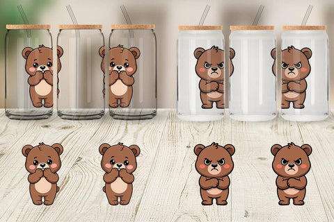 Glass Can Bear Mood Sublimation artnoy 