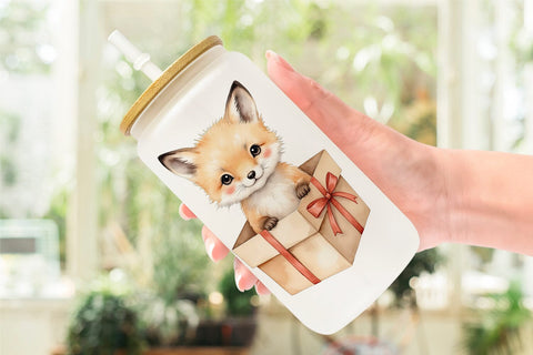 Glass Can Birthday Baby Beasts Sublimation artnoy 