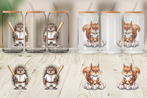 Glass Can Bitter Benchwarmer Sarcastic Animal Sublimation artnoy 