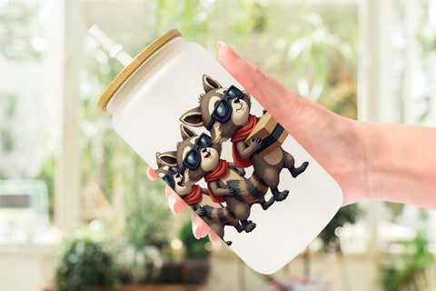 Glass Can Black Friday Frenzy Sublimation artnoy 