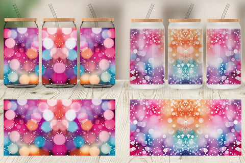 Glass Can Bokeh Effect Sublimation artnoy 