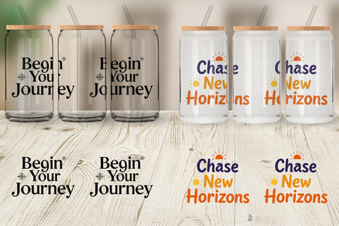 Glass Can Bold Action Graduation Quotes Sublimation artnoy 