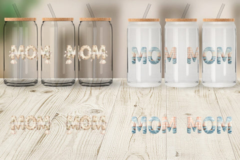 Glass Can Breezy Coastal MOM Nautical Sublimation artnoy 